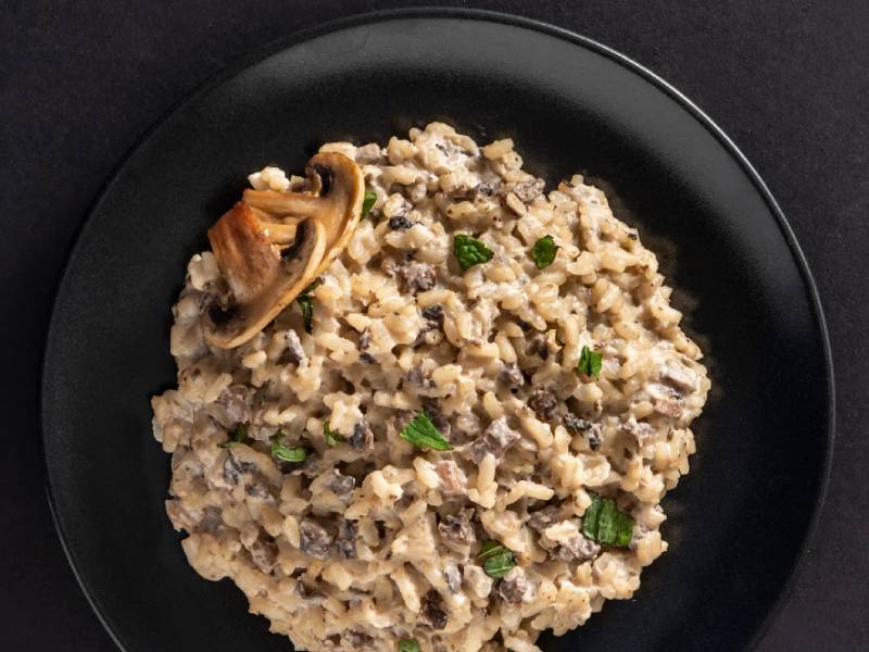 Bacon risotto delivery
