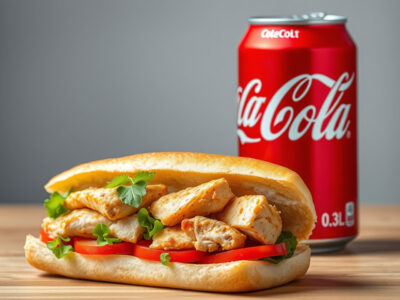 Happy chicken + Coca-Cola - Original 0.33L Rustico dostava