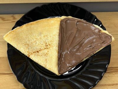 Pancake with nutella - make it by yourself Smiley Palačinke delivery