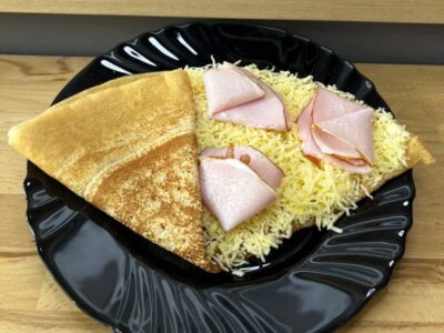 Pancake with smoked ham Smiley Palačinke delivery