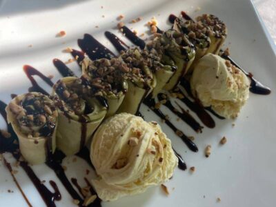 Nutella sushi pancake Bubble Waffle Bar delivery