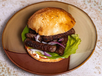 Kabobs in a bun Đenova Picerija delivery