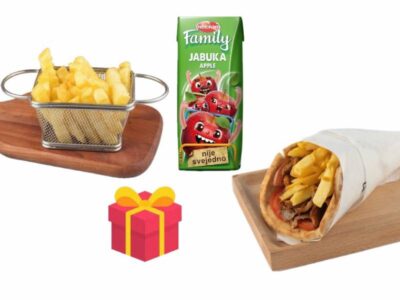 Kids šme meal gyro Kod Šmece delivery