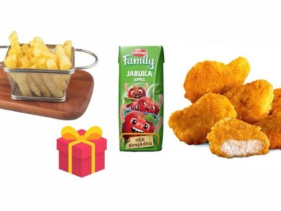 Kids šme meal nuggets Kod Šmece delivery