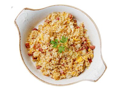 Chinese smoked pork risotto Mi Đa House delivery