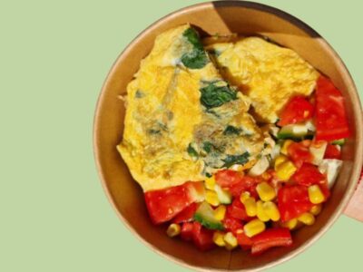 Omelet with spinach Zdrava Priča delivery