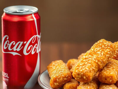 Chicken sticks with sesame + Coca-Cola - Original 0.25L Good Times delivery