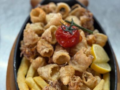 Crispy squid Maria Partel delivery
