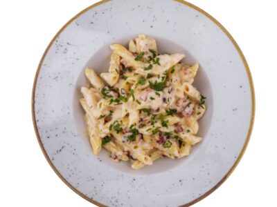 Carbonara pasta Pandemija delivery