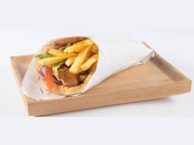 Chicken souvlaki in tortilla Kod Šmece delivery