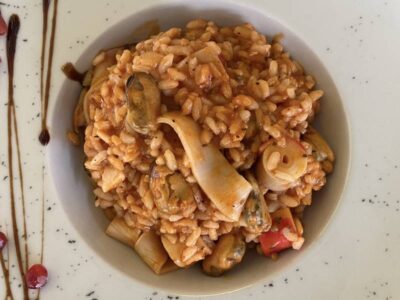 Seafood risotto Maria Partel delivery