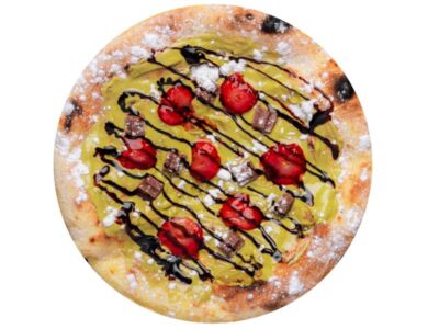 Sweet pizza with pistachio cream Pandemija delivery