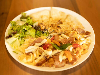 Omelet with Italian panchetta Banjac Pizzeria delivery