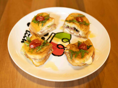Fried fritters salami Milano Banjac Pizzeria delivery