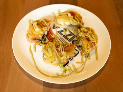Fried fritters mortadella Banjac Pizzeria delivery