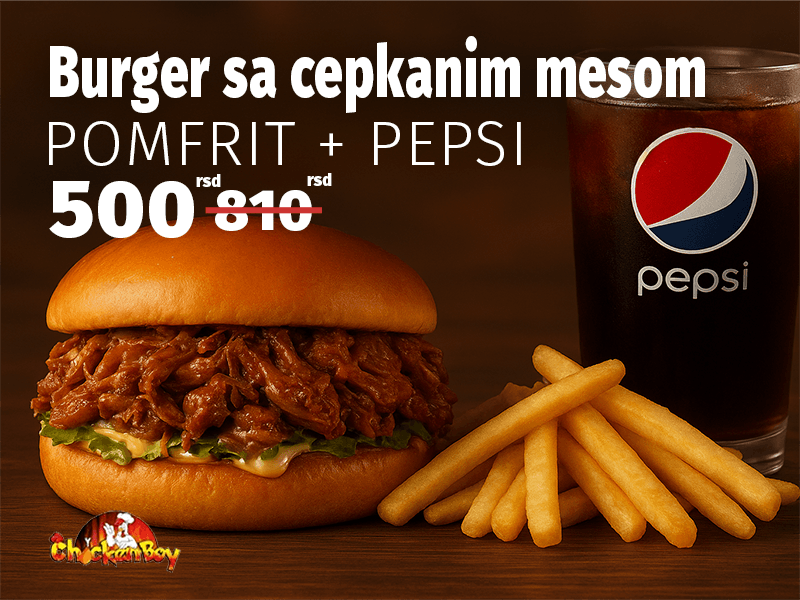 Burger Cepkano Meso