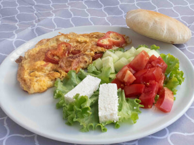 Omelet with pepper Amos picerija delivery