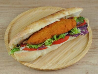 Fried white meat Hopster delivery