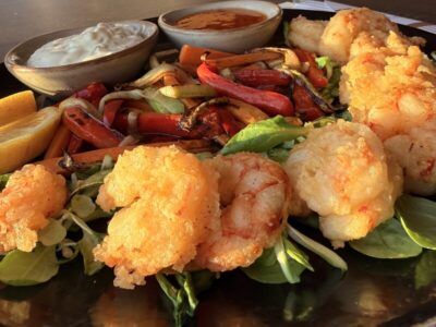 Shrimp in tempura Maria Partel delivery