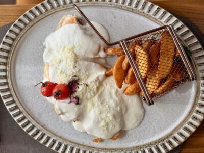 Chicken stuffed with prosciutto and cheese Maria Partel delivery