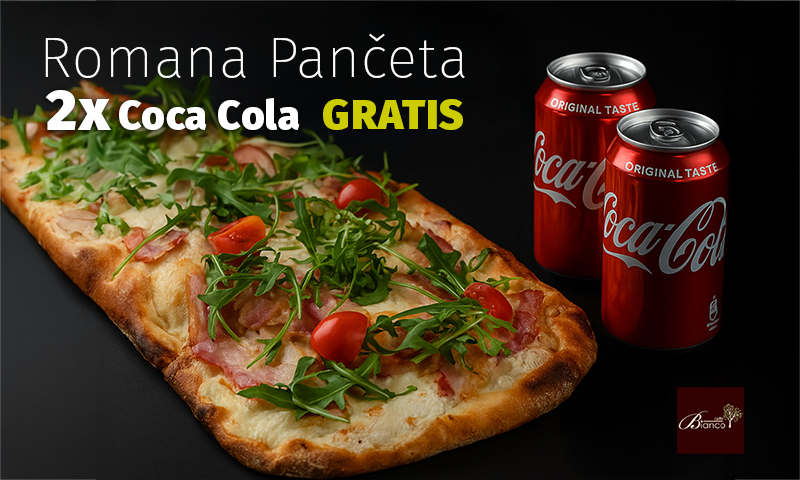 Romana Pančeta + 2x Coca Cola
