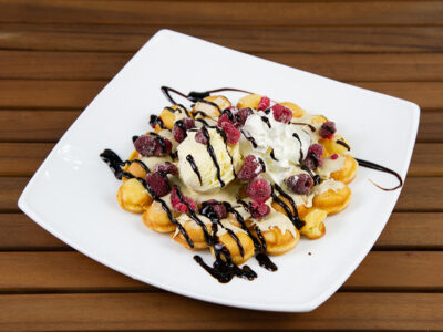 Nutella sweet bubble waffle Crispy delivery