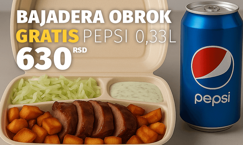 Bajadera Obrok + Pepsi