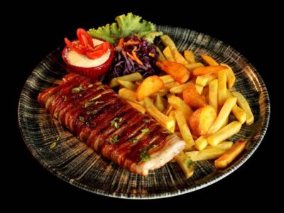 Punjeni svinjski file Košnica Gastro Pub dostava