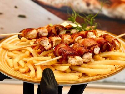 Rolovani pileći ražnjići Rispetto dostava