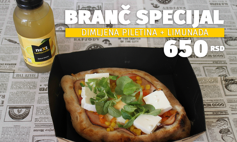 Branč specijal sa dimljenom piletinom + limunada