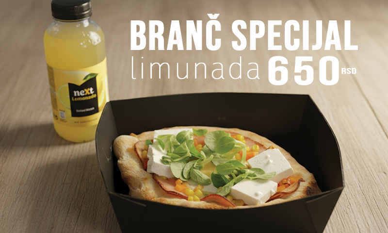 Branč specijal sa dimljenom piletinom + limunada