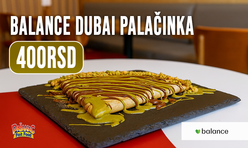 Balans Dubai palačinka