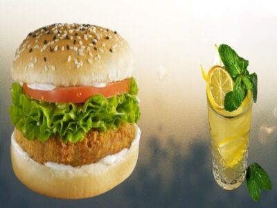 Chicken burger + limunada 0.5L Hopster dostava