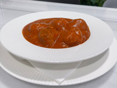 Daily menu - Meatballs in tomato sauce A Kitchen delivery