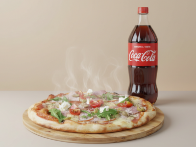 Viktorija specijalitet pica 50cm + Coca-cola - Original 1.5L Viktorija Picerija dostava