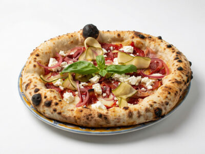 Feta piccante pica Via Napoli Pizza dostava