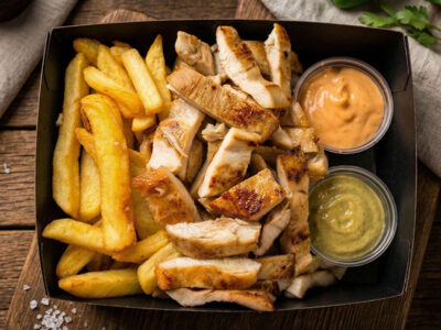 Grilovana piletina + Pomfrit Fast Food 369 dostava