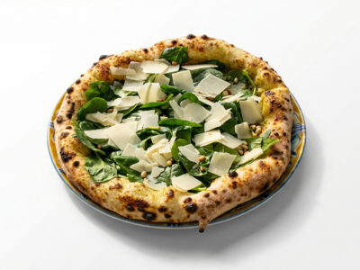 Pesto con spinati pica Via Napoli Pizza dostava