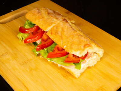 Ham toast sandwich Hot Spud delivery