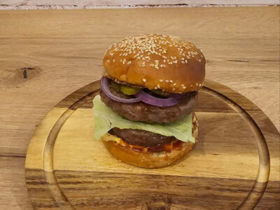 Dupli klasik burger Food Distrikt dostava