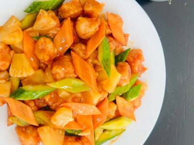 A005 Chicken with pineapple Beijing Kineski Restoran delivery
