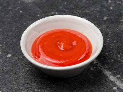 Ketchup spread BigPizza delivery