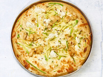 Chicken and feta cheese Chicago pizza BigPizza delivery
