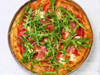 Prosciutto and arugula Chicago pizza BigPizza delivery