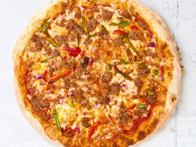 Meat and cheddar pizza BigPizza delivery