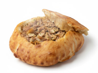 Bun set with chopped pork and pork melt Mia Bellissima Pečenjara delivery