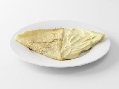 Pancake with white cream - make it by yourself Smiley Palačinke delivery