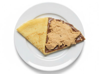 Pancake with plazma biscuit and milk Smiley Palačinke delivery
