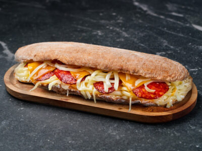 Sandwich with kulen and cheddar BigPizza delivery