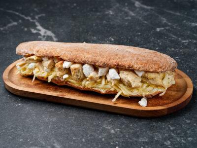 Sandwich with chicken and feta cheese BigPizza delivery